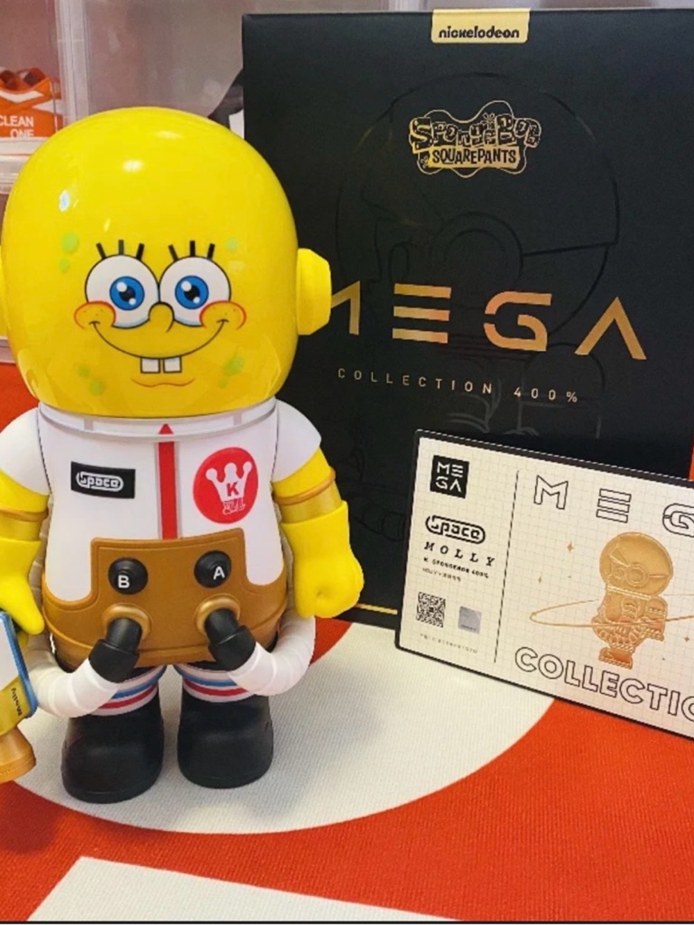 SpongeBob SquarePants MEGA Collectible SPACE MOLLY - Yellow 400 %